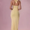 Olivette Jersey Corset Bridesmaid Dress in Butter Yellow Olivette Jersey Corset Bridesmaid Dress in Butter Yellow