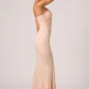 Vesna Embellished Sweetheart-Neck Fishtail Gown in Dusty Rose Vesna Embellished Sweetheart-Neck Fishtail Gown in Dusty Rose