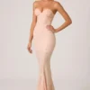 Vesna Embellished Sweetheart-Neck Fishtail Gown in Dusty Rose Vesna Embellished Sweetheart-Neck Fishtail Gown in Dusty Rose